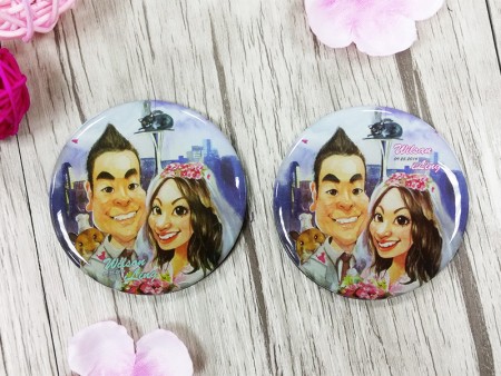 Aimant époxy de mariage